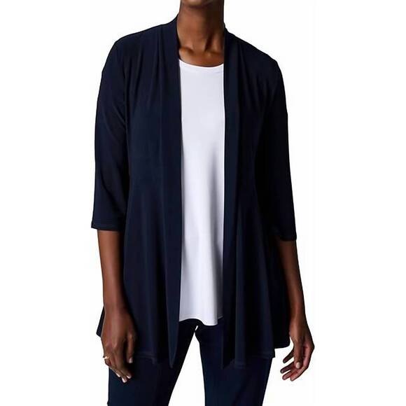 NEW JOSEPH RIBKOFF long over piece cardigan in midnight blue